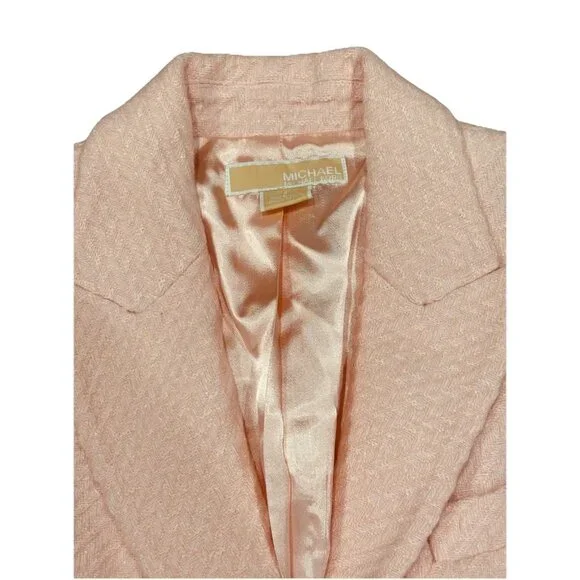 Michael Kors Light Pink Blazer Size 4 - Picture 2 of 4